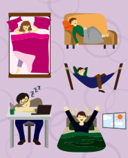 睡眠のイラスト
