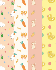 Easter pattern illustration